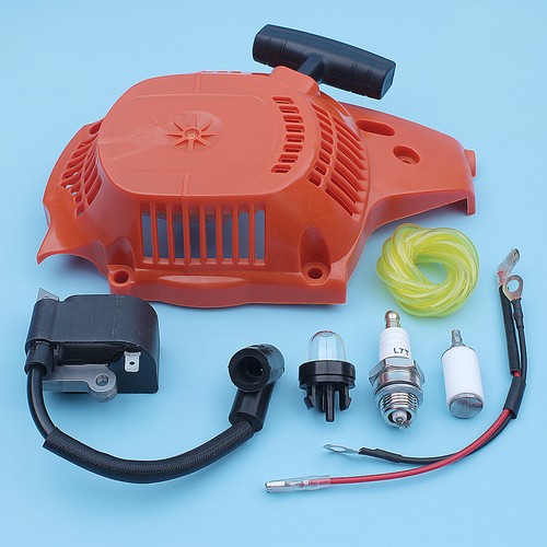 Recoil Pull Starter Ignition Coil Kit For Husqvarna 235 236 240 Fuel Filter Line - Picture 5 of 6