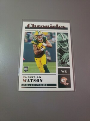 2022 Panini Chronicles Pink Christian Watson RC Green Bay Packers #39