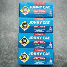 Johnny Cat Heavy Duty Litter Box Liners Lot of 4 Packs NEW Sealed