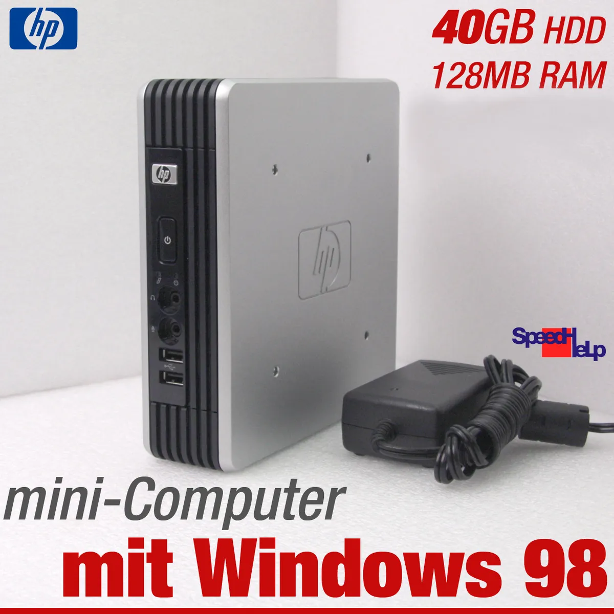 HP Mini Computer PC For Windows 98 Old Dos Games 400MHZ 40GB HDD