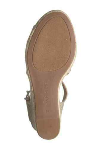 Nine West Joy Espadrille Wedge Sandal - Snakeskin Embossed - 9.5 - Picture 4 of 4