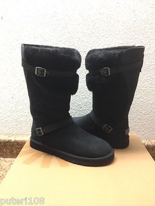 black leather ugg boots uk