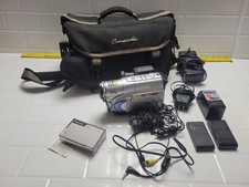 JVC GR-SXM260U Compact VHS-C VHS 700x Digital Zoom Camcorder Starter Kit As Is