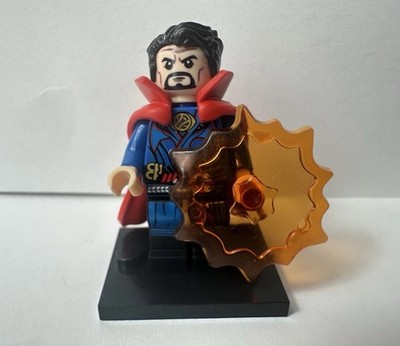 Doctor Strange Minifigure Marvel Super Hero Custom Figure w/ Magic Effect Cloak