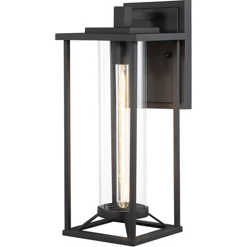 Trescott 17" Outdoor Wall Light in Black