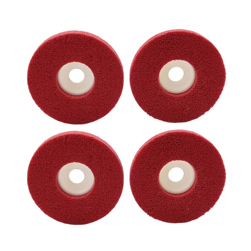 2–10 Stück 4’’ Polierscheibe aus Nylonfaser, Schleifscheibe für Winkelschleifer - Picture 21 of 27