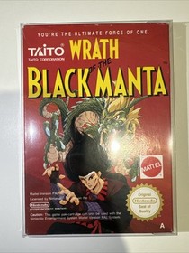 Wrath of the Black Manta - NES - PAL - Complete In Box - NEAR MINT FREE POST
