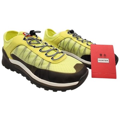Hunter Travel Trainer Sneakers for Women Zesty Yellow/Shaded White/Black   NIB