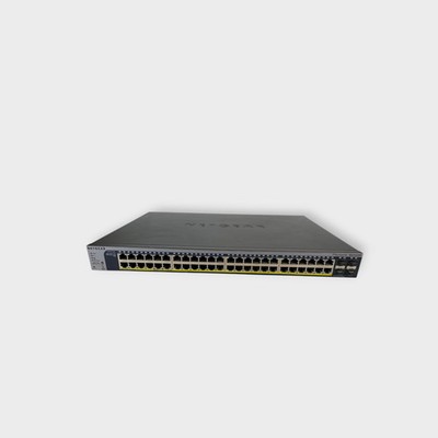 Netgear ProSafe GS752TP 48-Port Gigabit PoE Smart Switch w/4 SFP Ports - Used