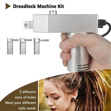 6/8/10MM Dreadlock Machine Crochet Braiding Electric Instant loc Machine 110220V