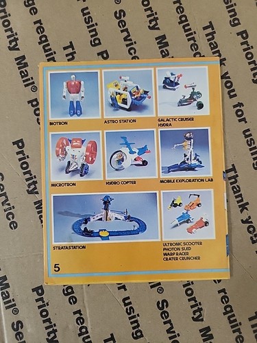 Pack d'ailes et catalogue vintage années 70 Mego Micronauts BLUE SPACE GLIDER - Photo 8/10