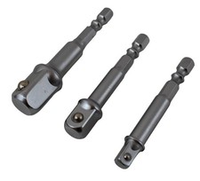 kwb Adaptersatz f&uuml;r Steckschl&uuml;ssel CV 3-teilig Stecknuss Adapter