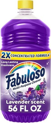 Fabuloso Multi-Purpose Cleaner & Floor Cleaner, 2X 56 Fl Oz - Pack of 4
