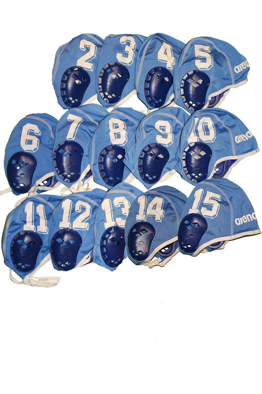 ARENA - CALOTTINA BLU CON NUMERO BIANCO - PALLANUOTO 7590₽
