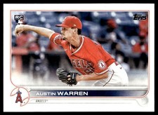 2022 Topps Austin Warren Rookie Los Angeles Angels #495
