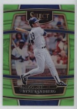 2022 Panini Select Concourse Neon Green Prizm /99 Ryne Sandberg #51 HOF 04br