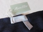 NEW Marina D'Este Collection Cashmere Scarf Purple/White Ombre Stripe 30x60 NWT — photo 5