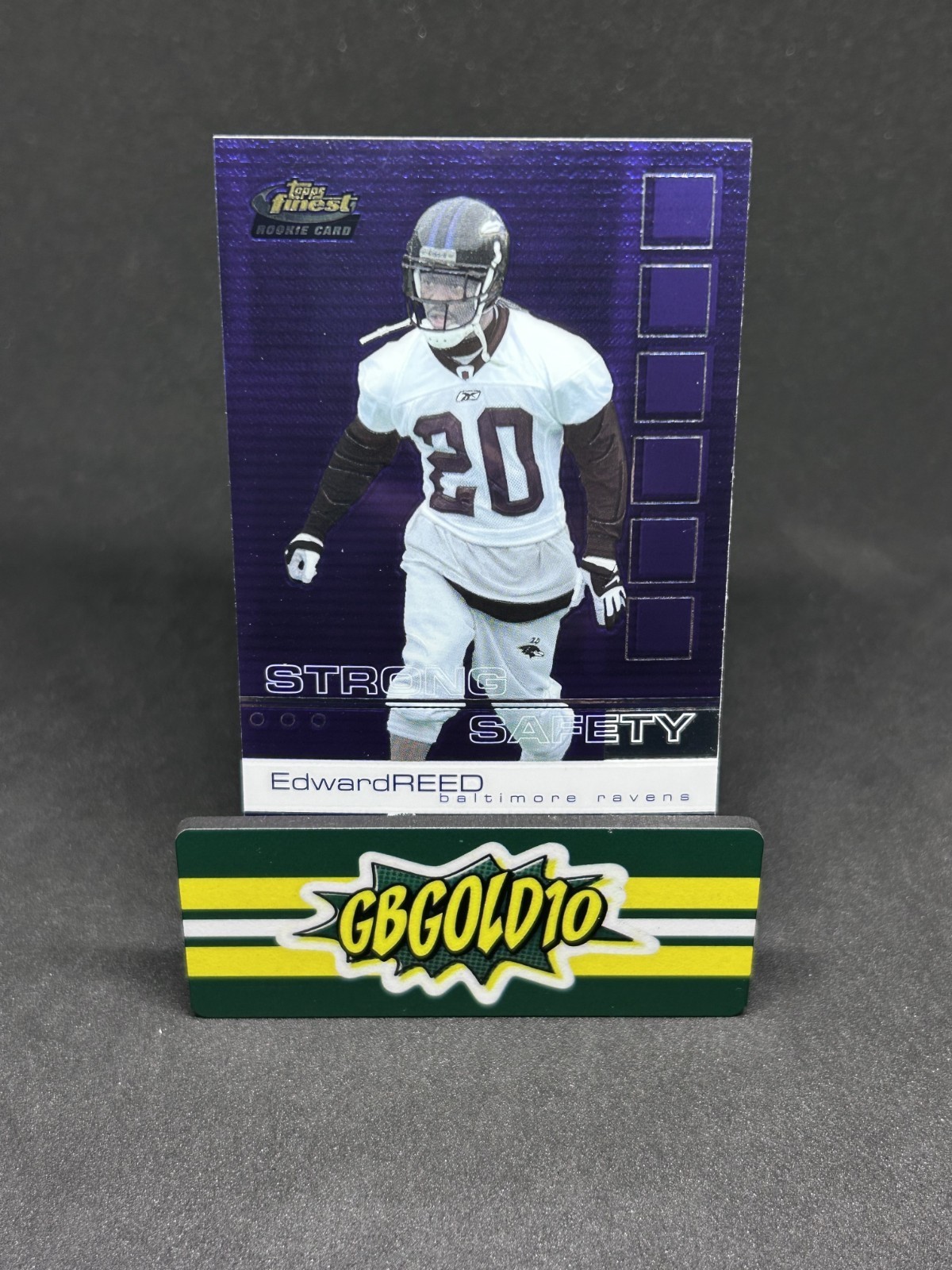 2002 Topps Finest - Ed Reed #109 Rookie RC Ravens