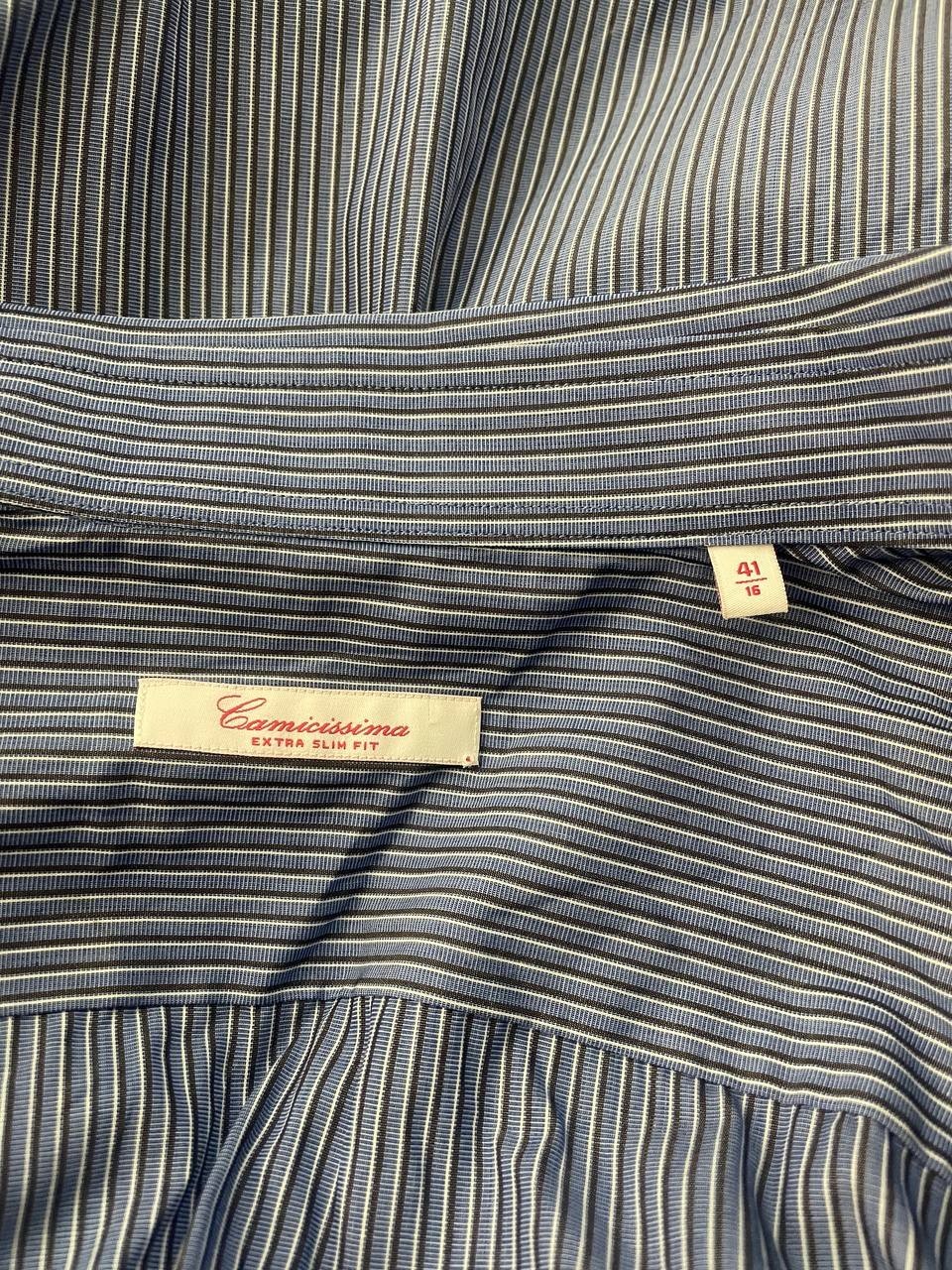 Camicissima Extra Men Button Down Shirt Size L Bl… - image 3