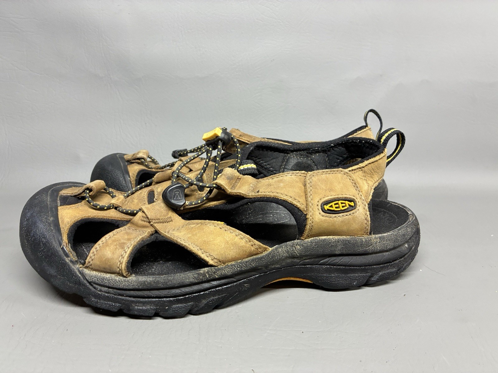 Sandali da trail donna KEEN Newport impermeabili in pelle punta chiusa 8 5 marroni escursionismo