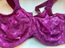 Wacoal 42DD Awareness Bra Underwire 85567 Deep Magenta New
