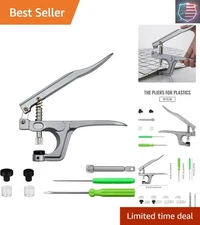 Professional Craft Snap Pliers Kit: Ideal for Seamless No-Sew Button Fastening