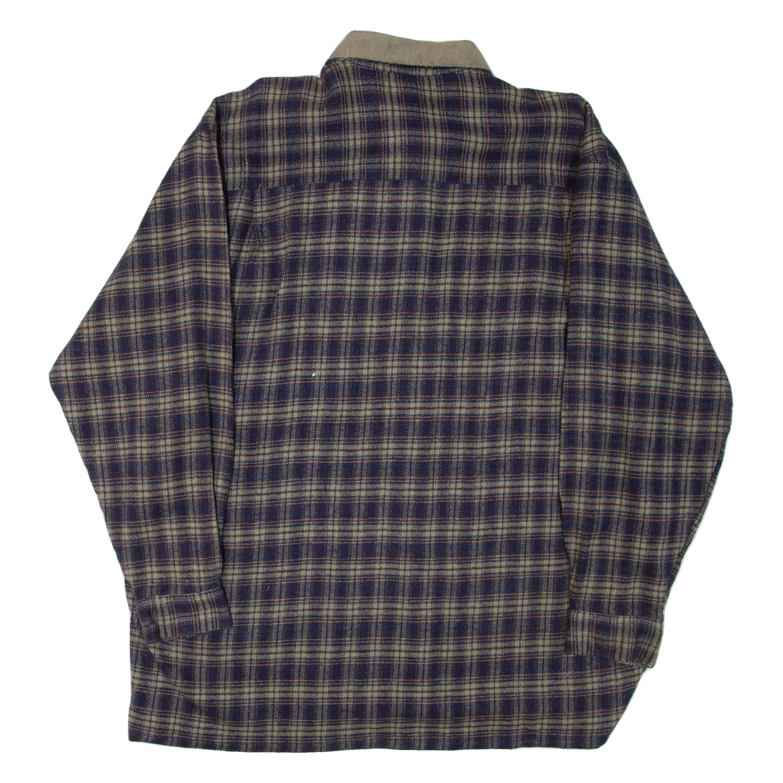 PROTEST CLOTHING Mens Flannel Shirt Blue Check Long Sleeve L - Picture 3 of 6