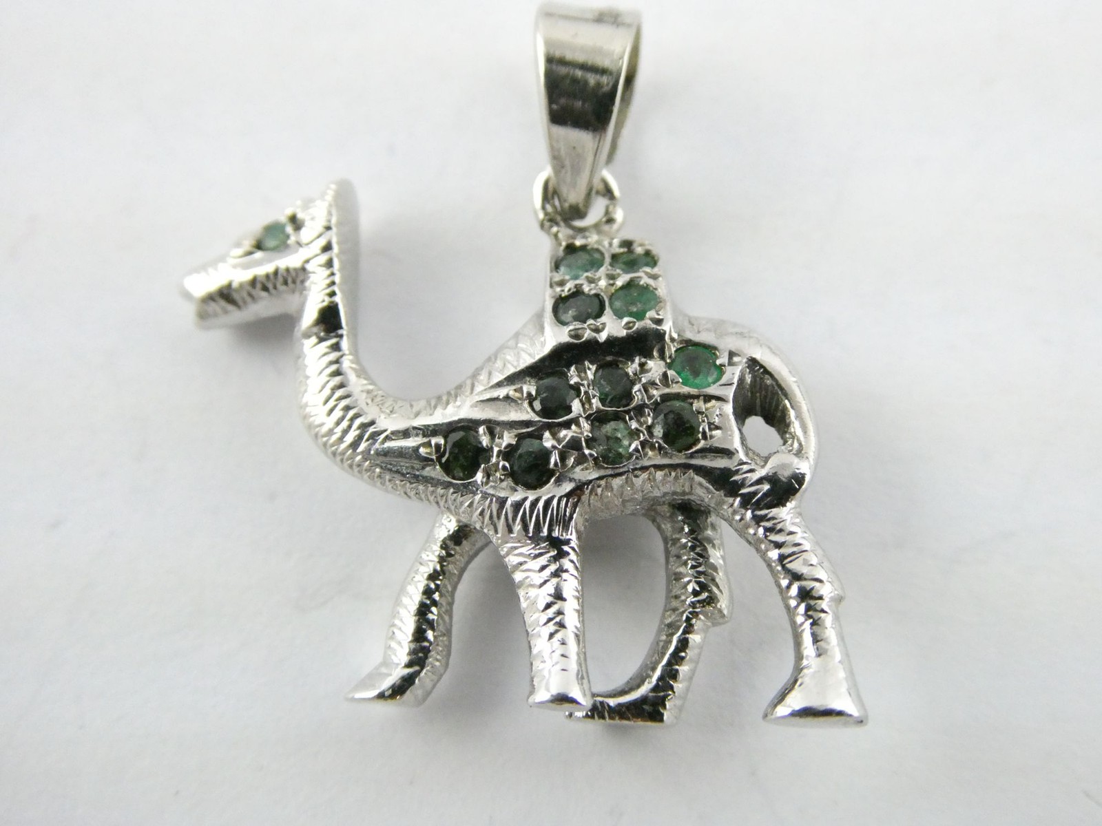 Sterling Silver Emerald and Ruby Reversible Camel… - image 3