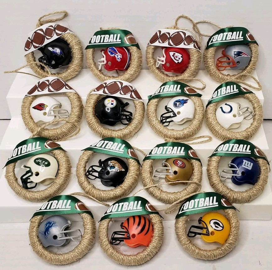 Ornaments 3" With Various Teams Lot Of 15 New