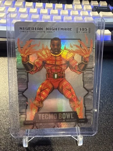 2026 Bo Jackson Battle Arena Tecmo Nigerian Nightmare SilverCoin Flip SP 185 PWR
