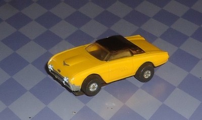 AURORA THUNDERJET HO SLOT CAR CHASSIS AMERICAN LINE 60'S THUNDERBIRD BODY
