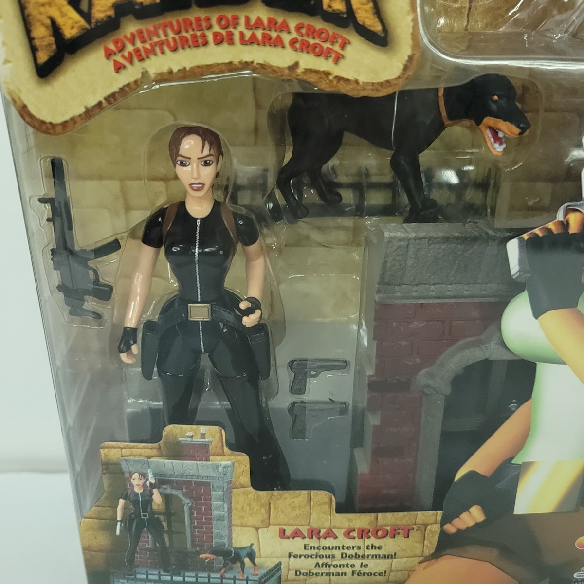 Tomb Raider Adventures of Lara Croft Encounters Ferocious Doberman