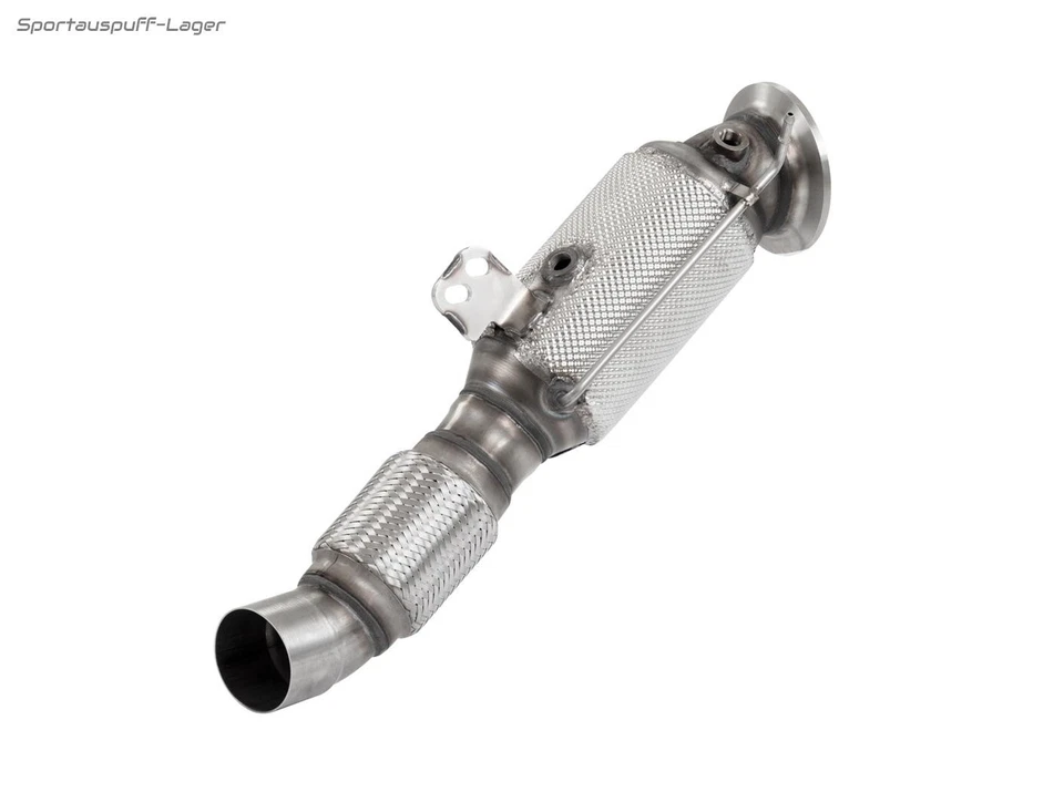 HJS Ø80mm Downpipe mit Kat BMW 1er M140i F20 F21 für Modelle mit OPF !!lagernd!!