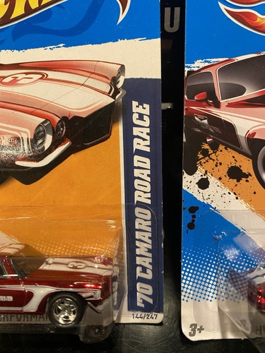 2- 2012 Hot Wheels 70 Camaro Road Race Super Treasure Hunt 70 Camaro - Mexico - Picture 3 of 24