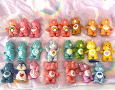Vintage Care Bears 3" Posable Articulated Figures Lot of 23 Kenner 1983