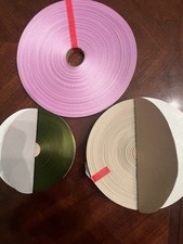 Ribbons 🎀 400 YARDS!!!  Great Lot, Lilac Satin, Green Satin, White Grosgrain