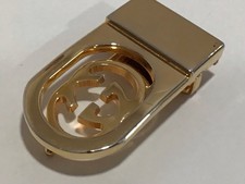 GUCCI Men  s  GG  BELT BUCKLE / Made In Italy