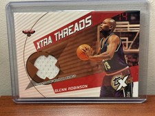 2002-03 Topps Xpectations Xtra Threads Glenn Robinson Game Worn Warm Up Hawks
