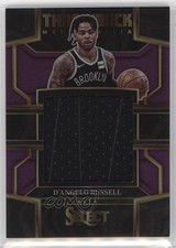 2022 Panini Select Throwback Memorabilia Purple Prizm 87/99 D'Angelo Russell 1u6