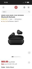 Beats Solo Buds True Wireless Earbuds Built-in Mic. used for 2 weeks.