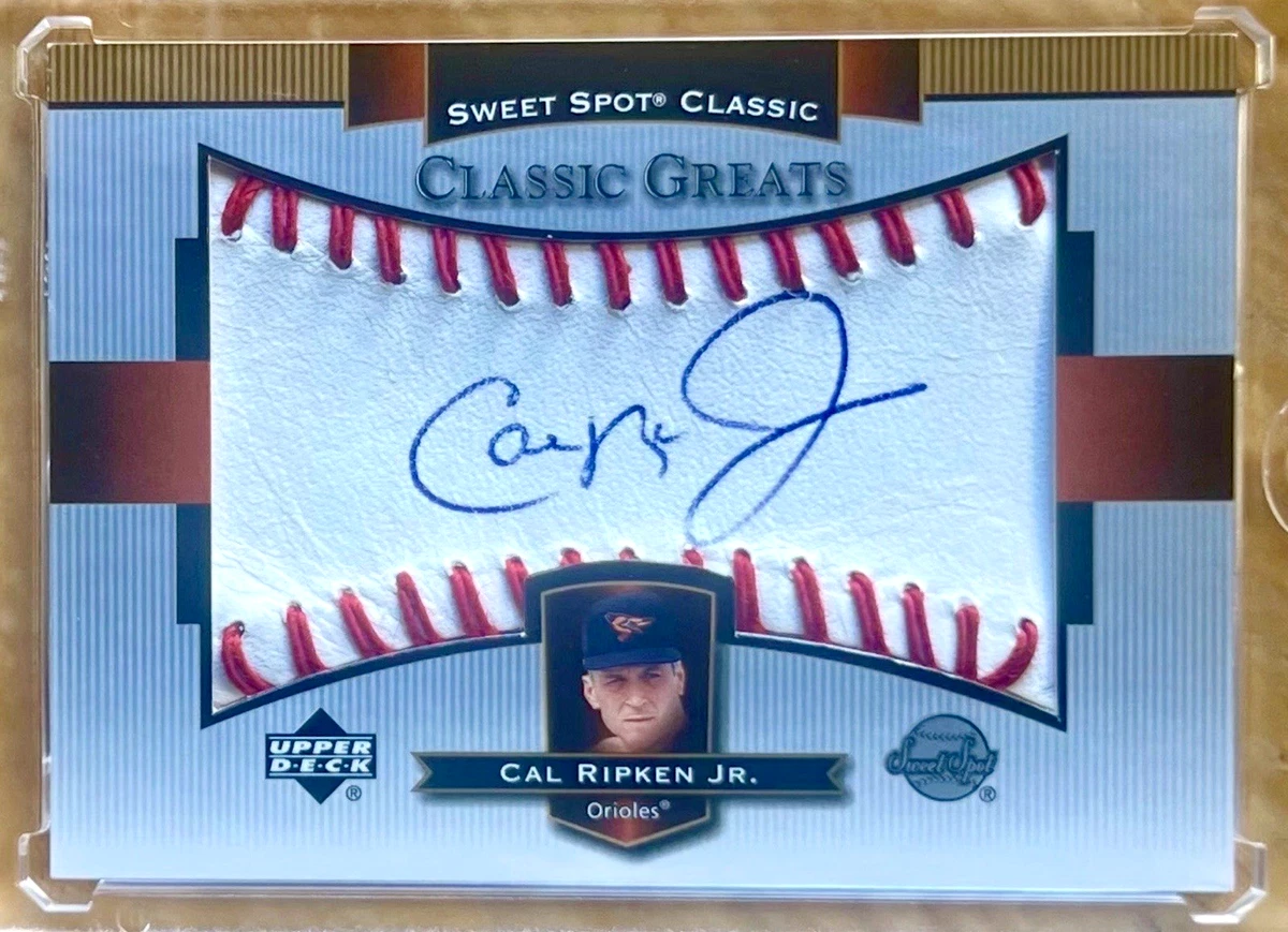 Upper Deck Baseball Cal Ripken, Jr. Autographed Sports Trading