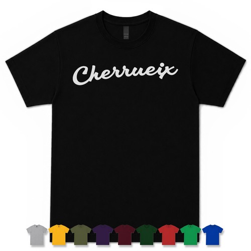 Malo, CHERRUEIX RETRO SCRIPT T-SHIRT saint-malo france
