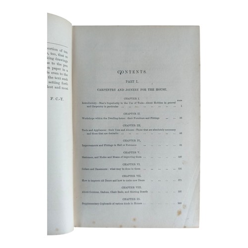 Victorian Home Carpentry for Handy Men 1895 First Edition Hardback - Foto 4 di 6