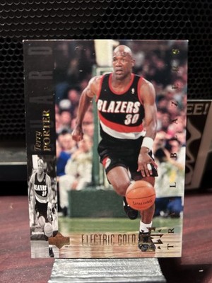 Terry Porter 1993-94 Upper Deck SE Electric Court Gold Parallel #24 Blazers