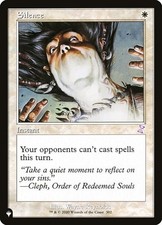 Silence - Normal NM MTG The List Reprints