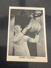 1935 Amalgamated Press Boxing JAMES CAGNEY  ACTOR HAND CUT NM  (A)