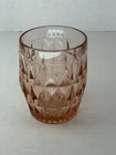 Jeannette Windsor Diamond Pink 4 3/4" Tumbler  Depression Glass