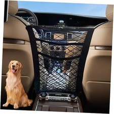 3-Layer Car Mesh Organizer, Car Purse Holder Between Seats, Elastic Tissue