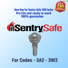 Llave 3A2-3W2 para Cerraduras Sentry Safe 1100. Corta a tu código, cerrajero con licencia.