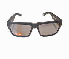 SPY - Cyrus: Matte Black, Happy Green Polar w/Smoke Tint Polarized Lens